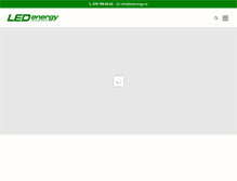 Tablet Screenshot of ledenergy.se